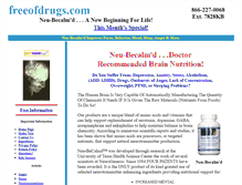 Tablet Screenshot of freeofdrugs.com